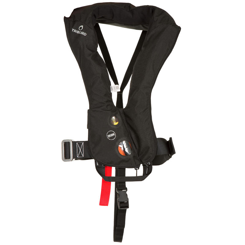 Gilet de sauvetage gonflable bateau adulte LJ150N AIR avec harnais Gilet de sauvetage gonflable bateau adulte LJ150N AIR avec harnais
