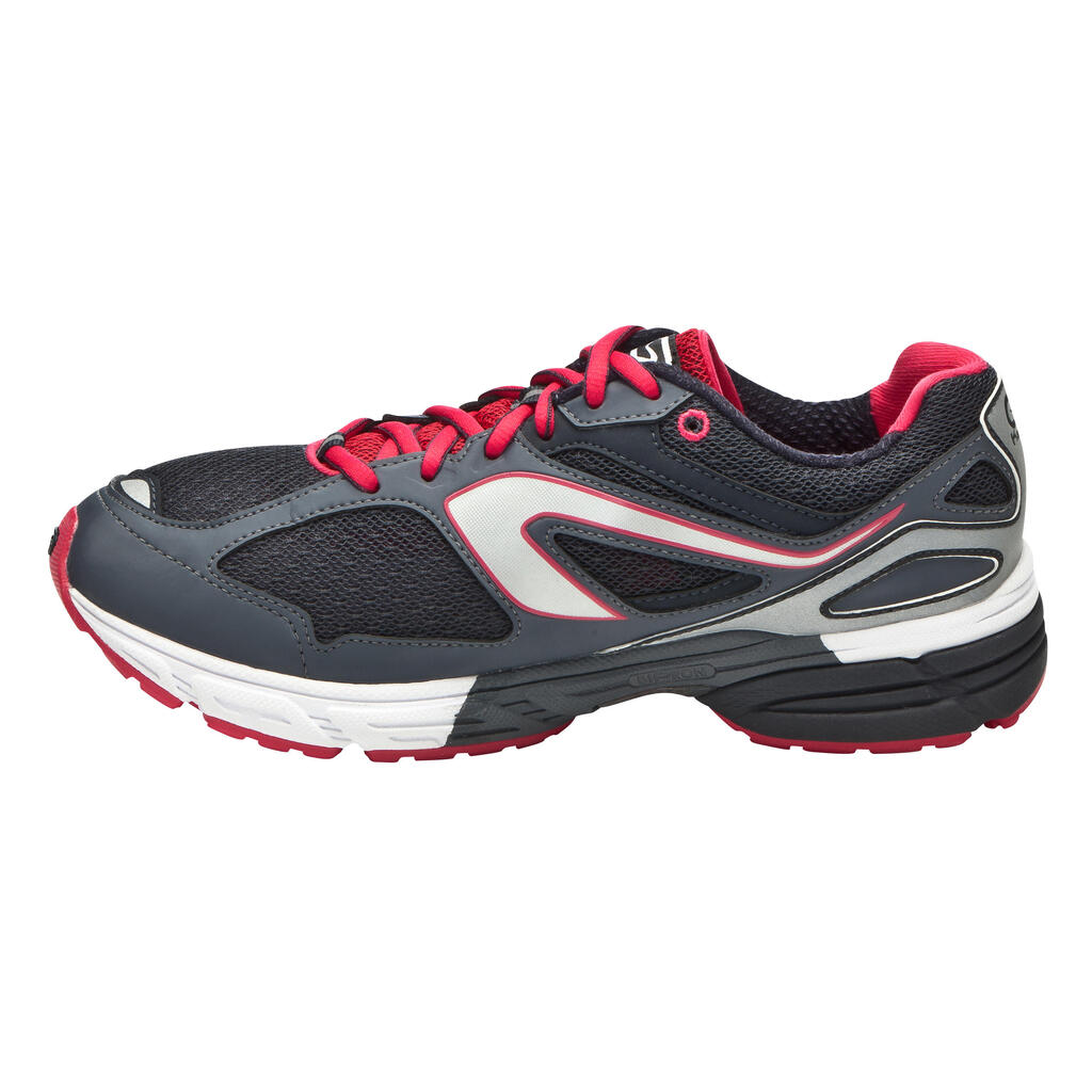 Laufschuhe Ekiden 200 Pronation Damen grau/pink