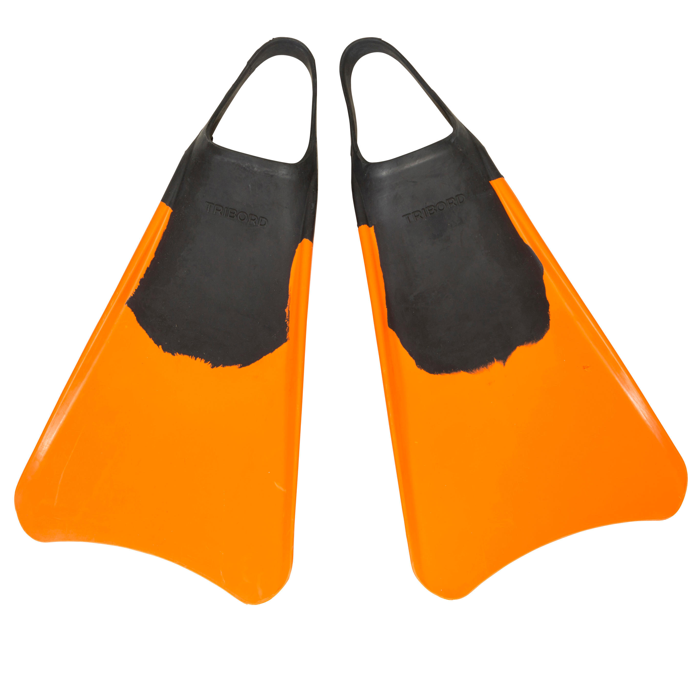 Bodyboard 100 Fins - Orange 4/5