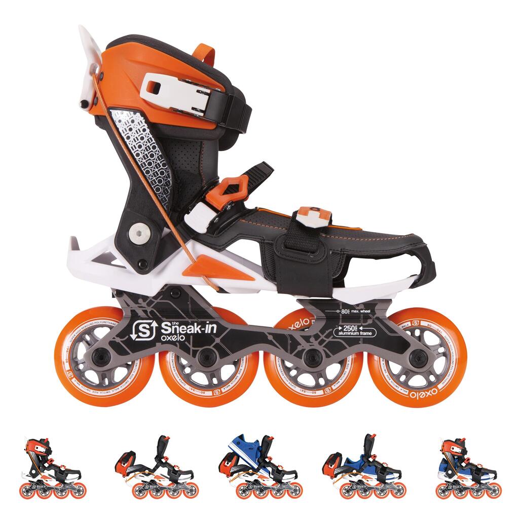 Sneak-In Adult Urban Mobility Inline Skates - Orange/Black