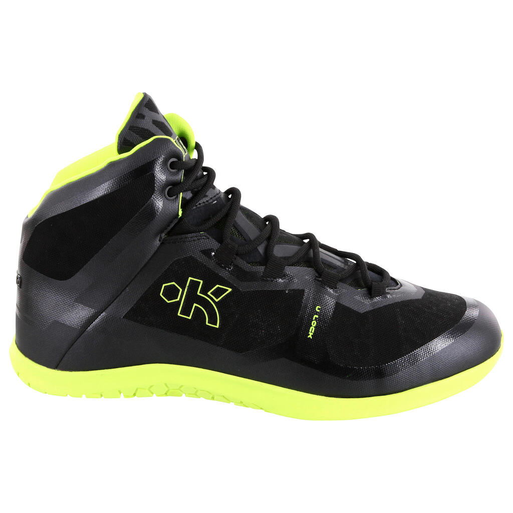 Basketballschuhe Kipfast Erwachsene schwarz/gelb