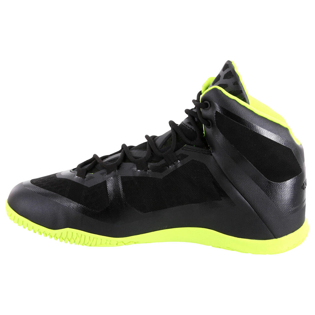 Basketballschuhe Kipfast Erwachsene schwarz/gelb