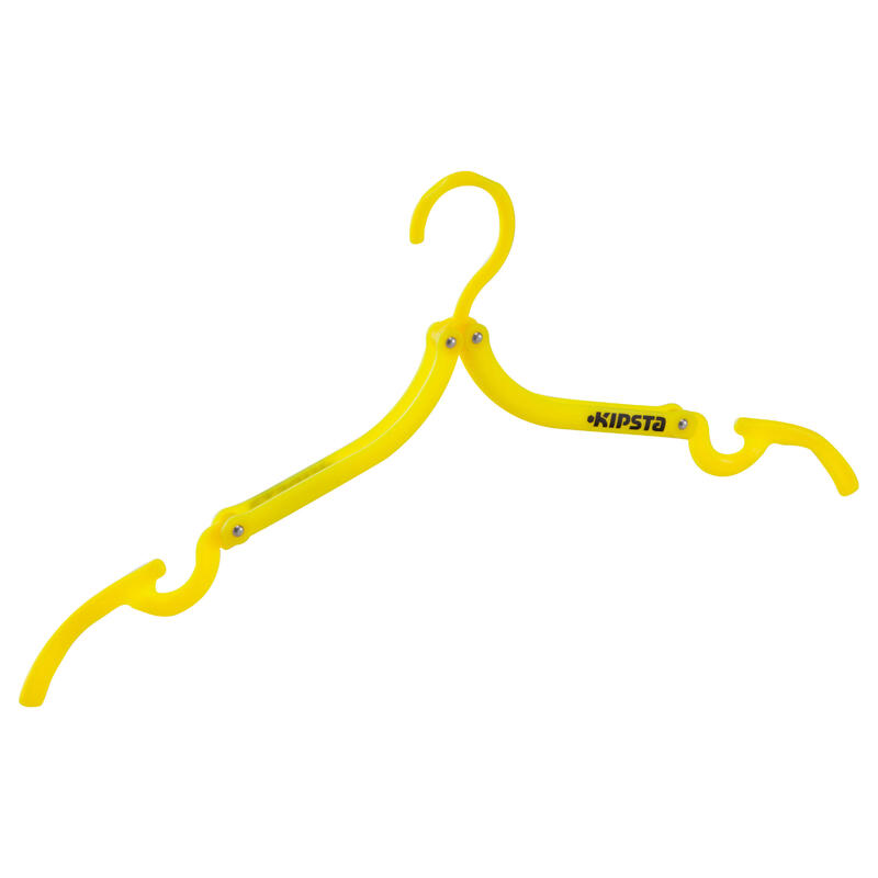 Opvouwbare kleerhanger geel