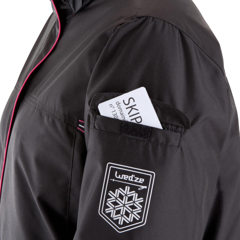 Wedze First Heat Women’s Ski Jacket - Black - Decathlon