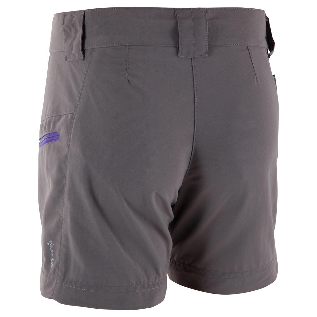 Zipphose Forclaz 500 Girl Kinder, grau