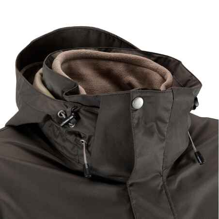 Arpenaz 300 3-in-1 Men's Hiking Rain Jacket - Brown