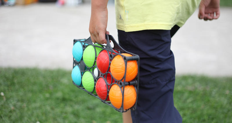 8 Plastic Petanque Balls Decathlon