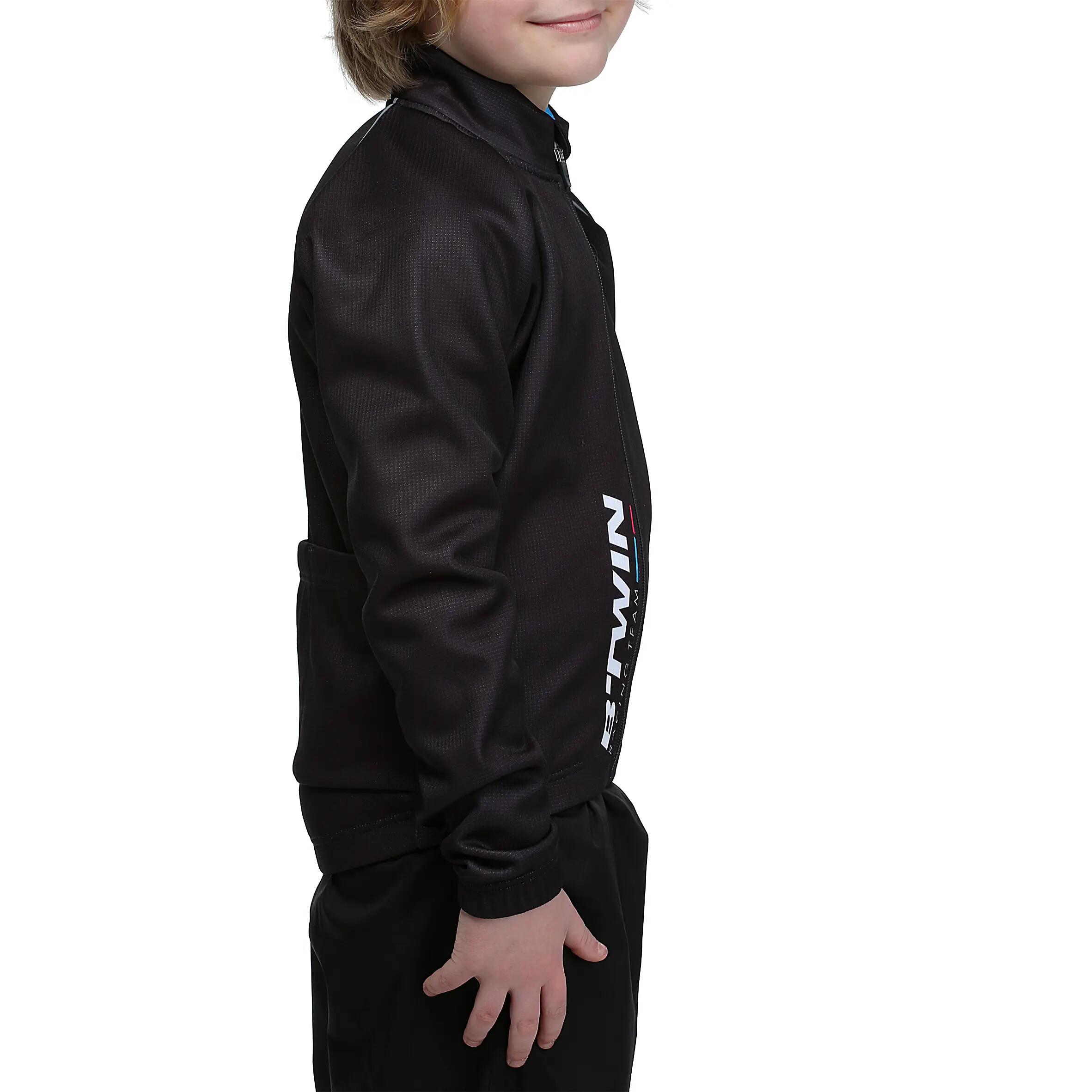500 Junior Cycling Jacket - Black 3/10