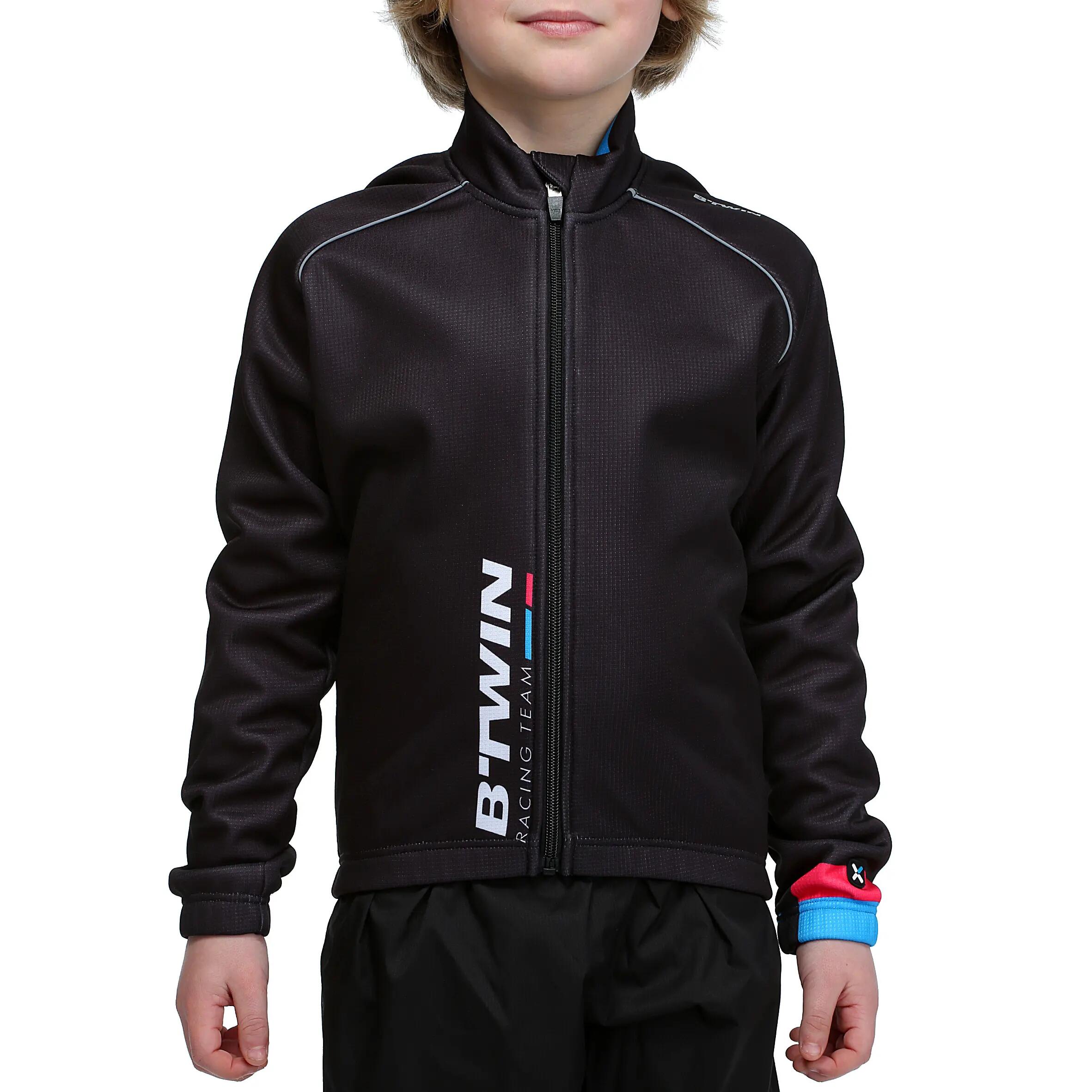 500 Junior Cycling Jacket - Black 2/10