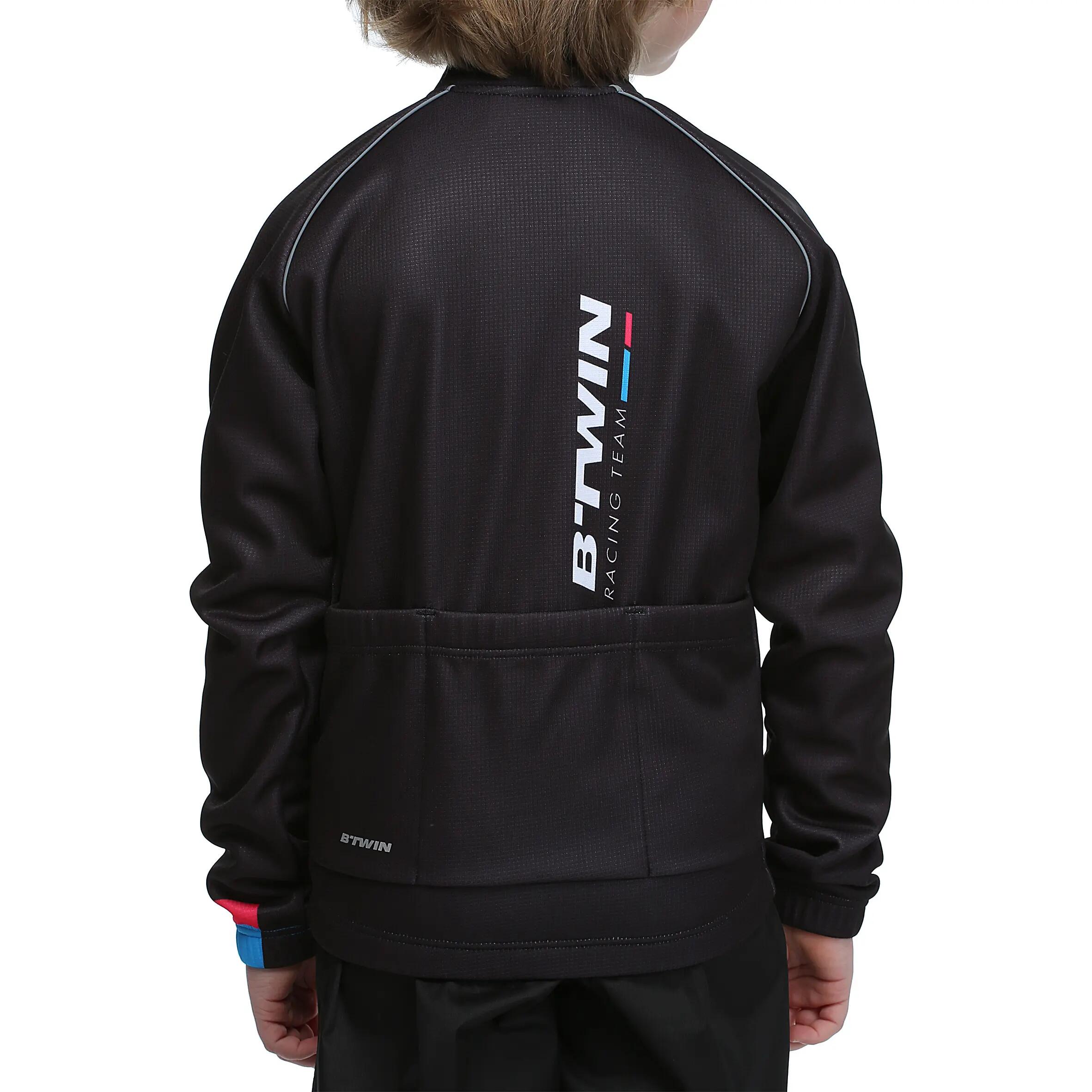 500 Junior Cycling Jacket - Black 4/10