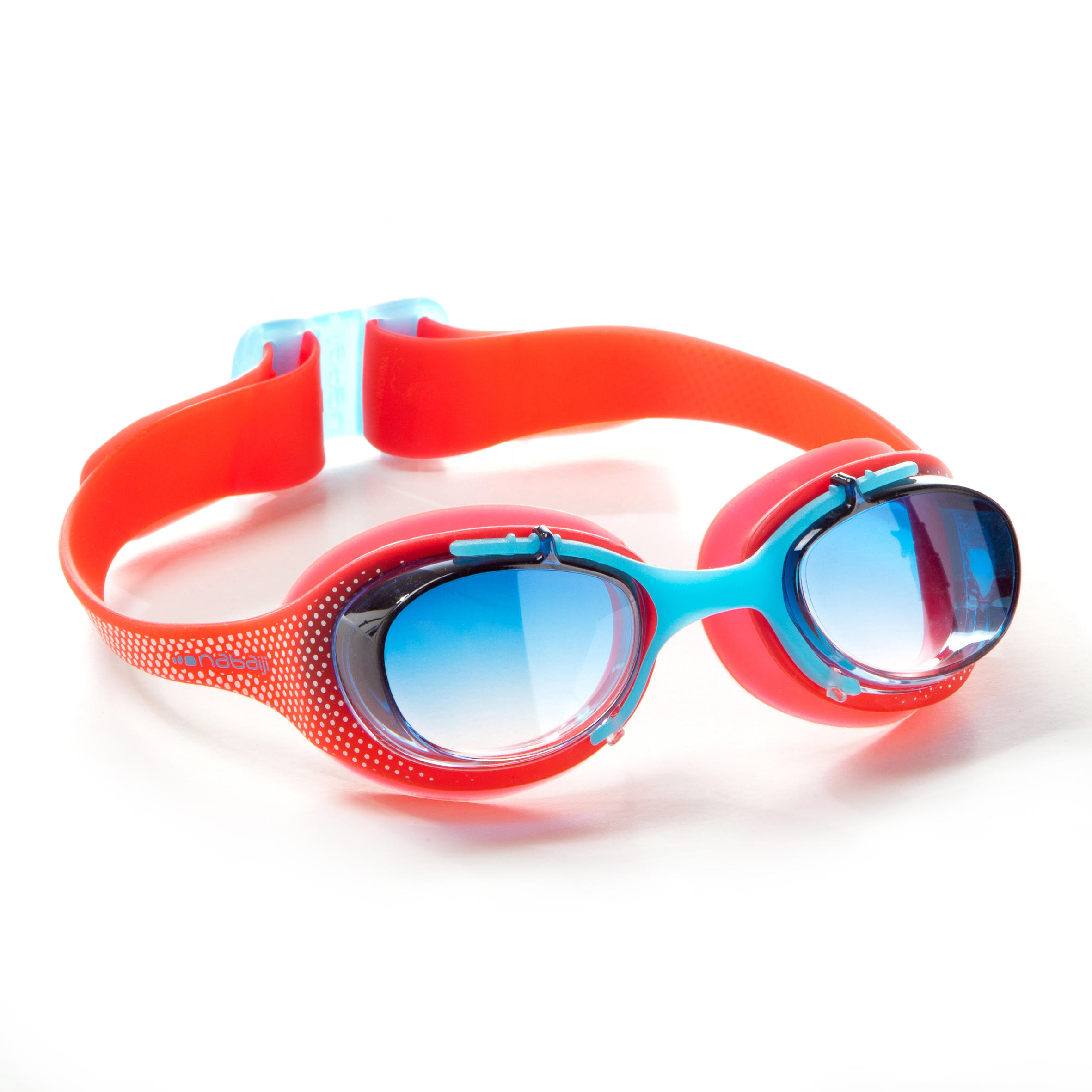 NABAIJI XBASE JUNIOR Dotograd swimming goggles - Red