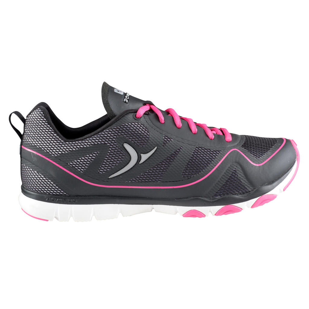 Fitnessschuhe 360+ Damen schwarz/rosa
