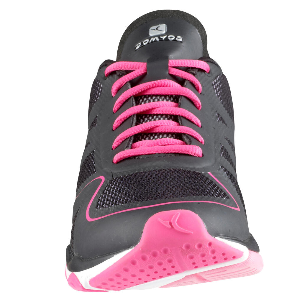 Fitnessschuhe 360+ Damen schwarz/rosa
