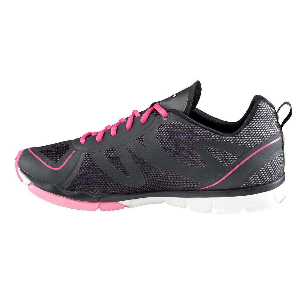 Fitnessschuhe 360+ Damen schwarz/rosa