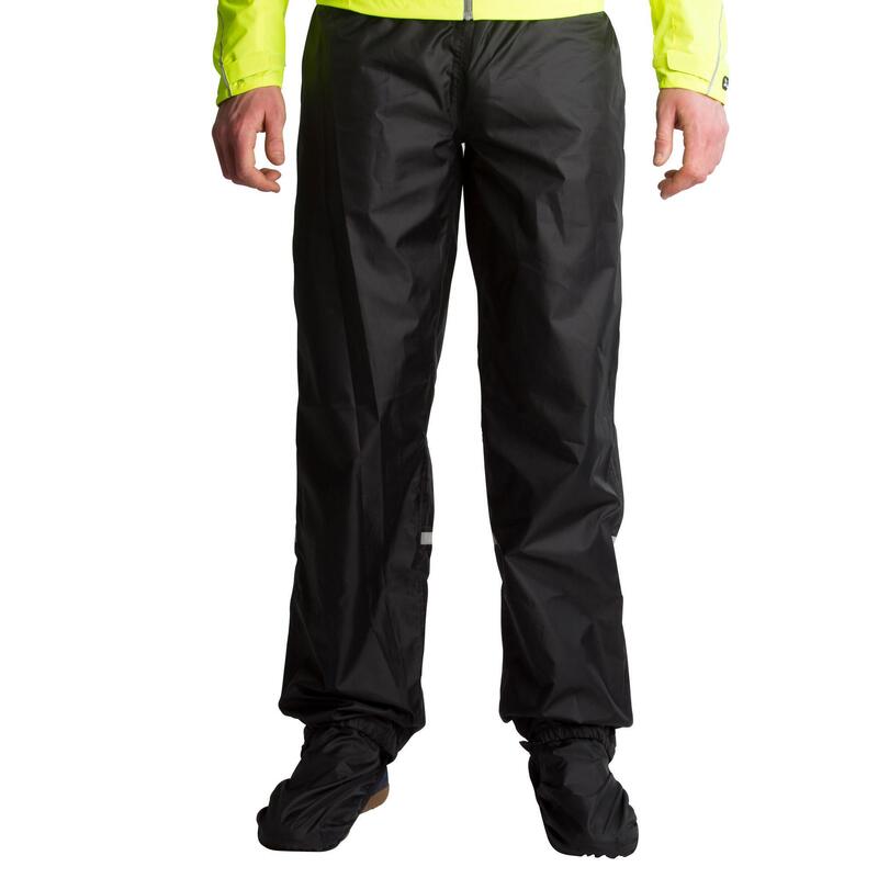 Surpantalon vélo ville enfant 300 noir