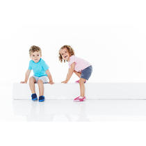 500 Babylight Jimnastik Ayakkabisi Bebek Mavi Domyos By Decathlon