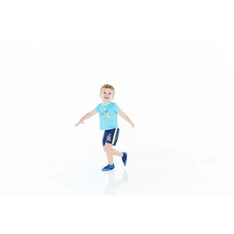 500 Babylight Jimnastik Ayakkabisi Bebek Mavi Domyos By Decathlon