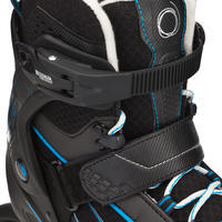 Roller fitness homme FIT 5 noir bleu