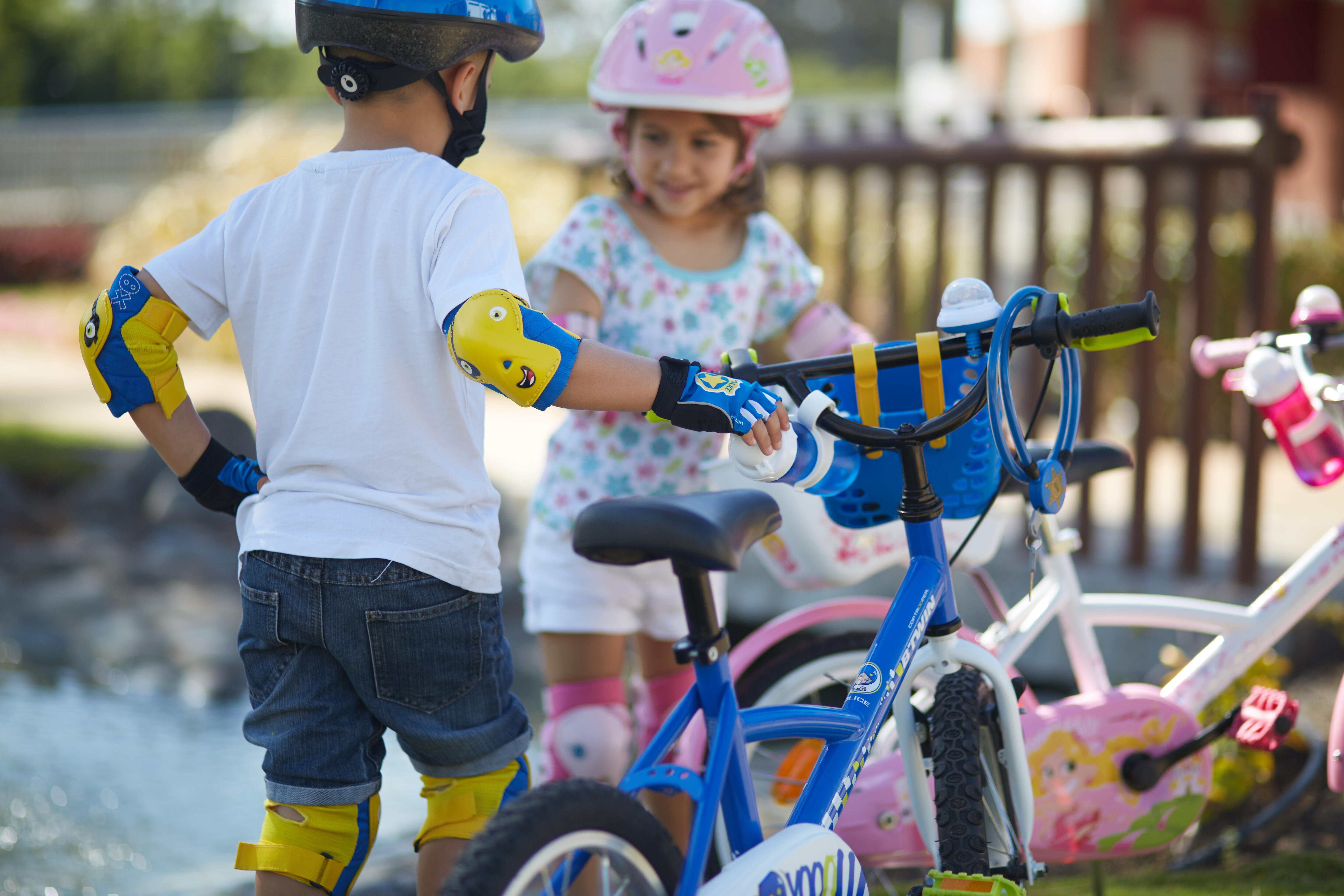 Children's knee top pads bicycle