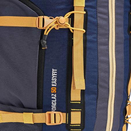 Men's Mountain Backpacking Backpack 50 Liter Easyfit