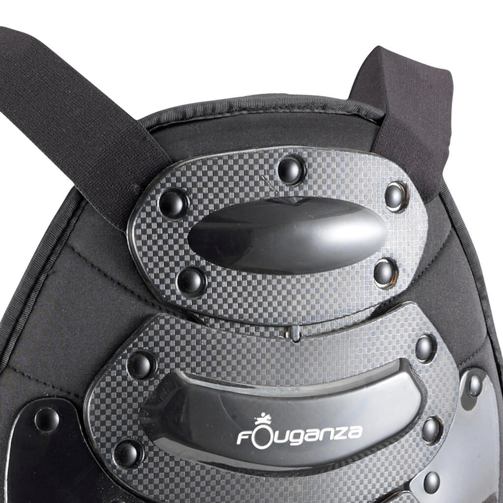 Protection dorsale équitation enfant et adulte SAFETY noir