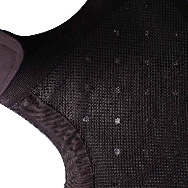 Kids' Horse Riding Body Protector Safety 100 Black Decathlon