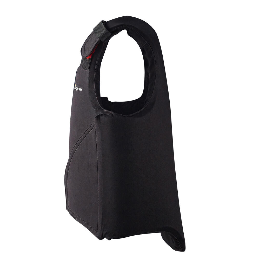 Chaleco de protección para equitación  para Niños - Fouganza 100 negro