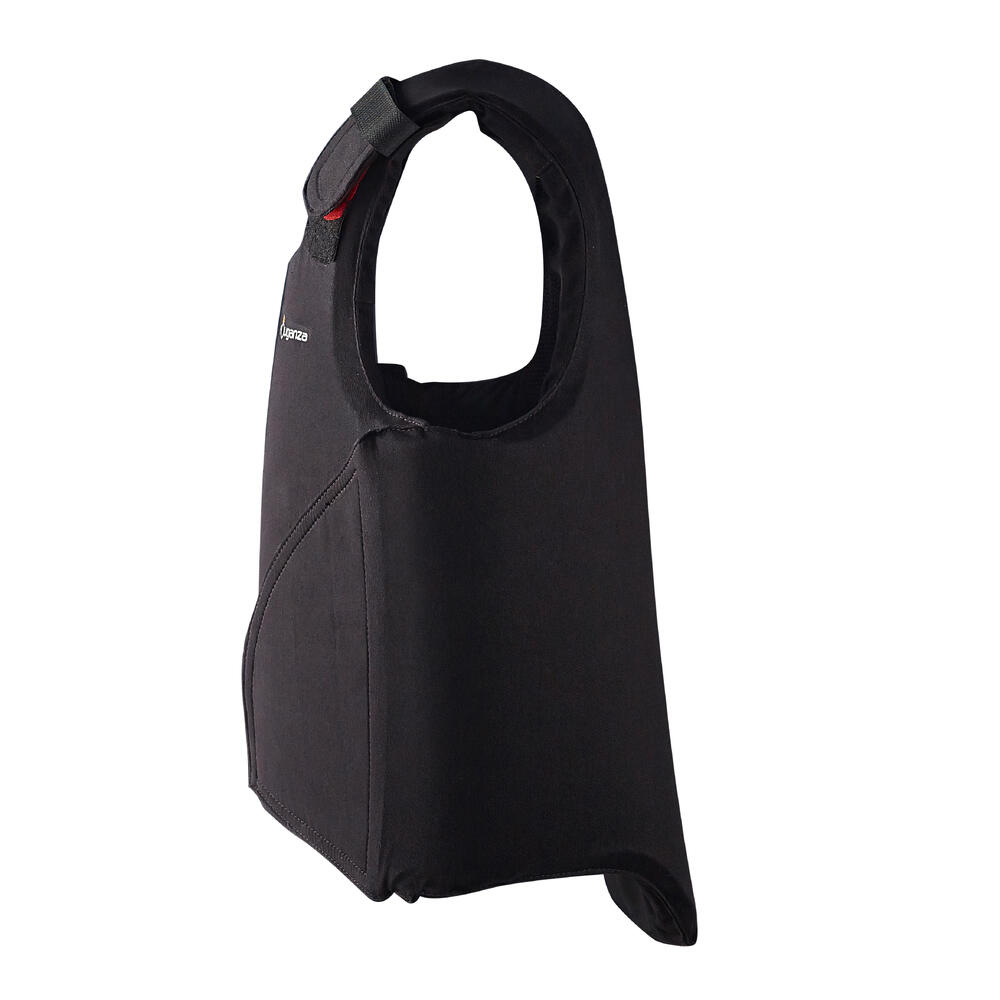 REITSCHUTZWESTE KINDER SAFETY 100 SCHWARZ FOUGANZA