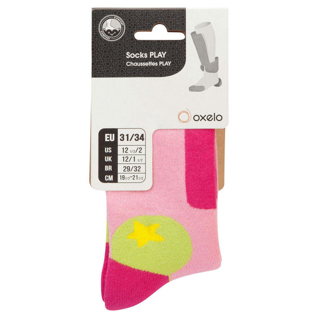 Play Kids' Inline Skating Socks - Pink