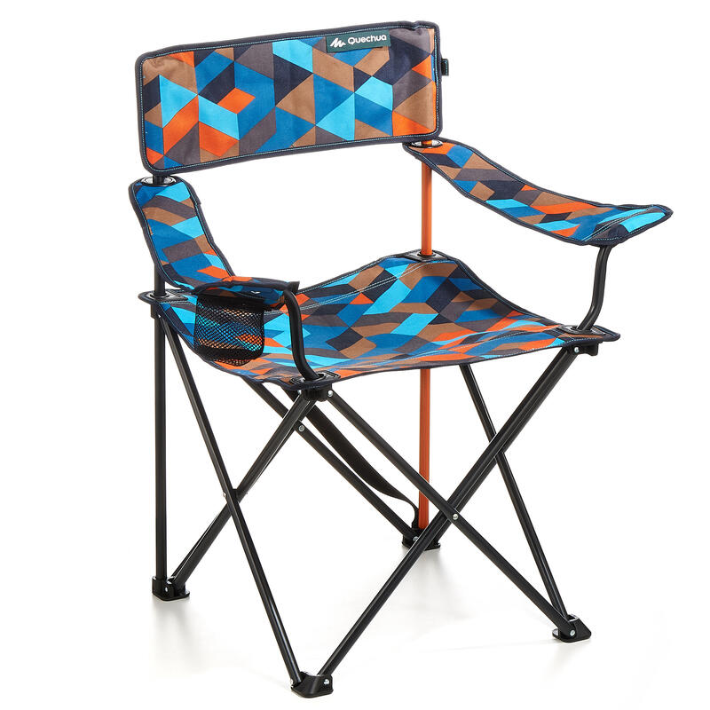 Scaun Pliant Camping Albastru 