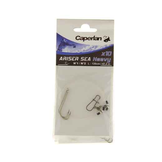 
      Leader Fishing Surfcasting Ariser Heavy Kit (Hook no. 1x5 + Hook no. 2x5)
  