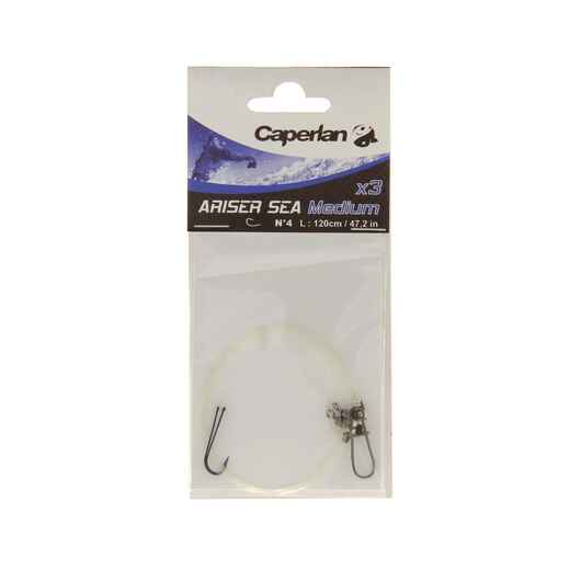 
      Ariser Sea Medium Kit x3 Hook no. 4 Surfcasting leader
  