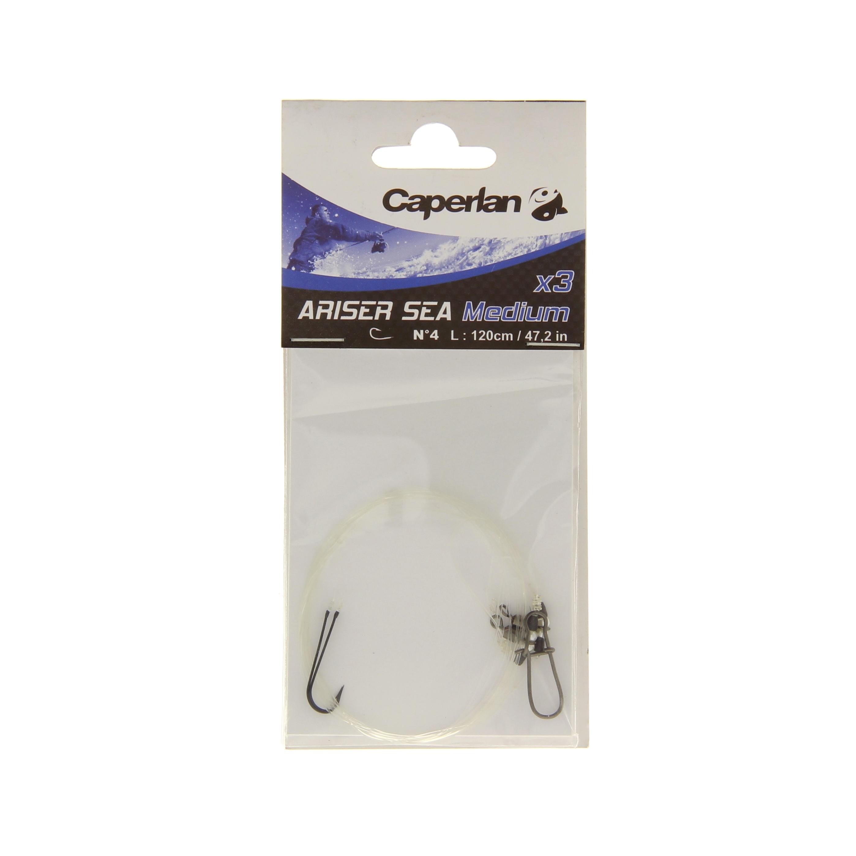 ARISER SEA MEDIUM KIT x3 Hook no. 4 Surfcasting leader 1/5