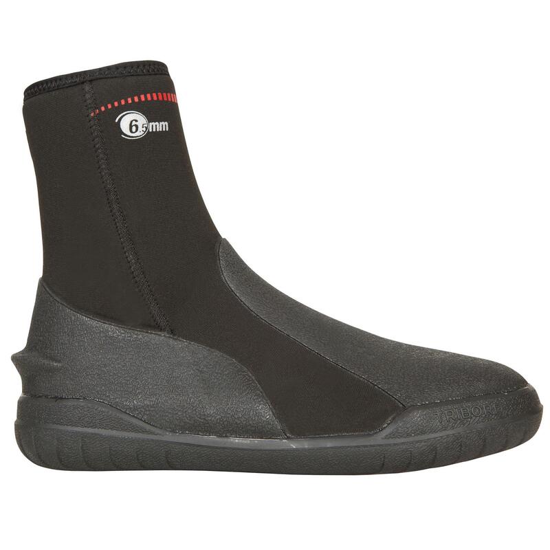 Botins Mergulho neoprene 6.5mm - preto