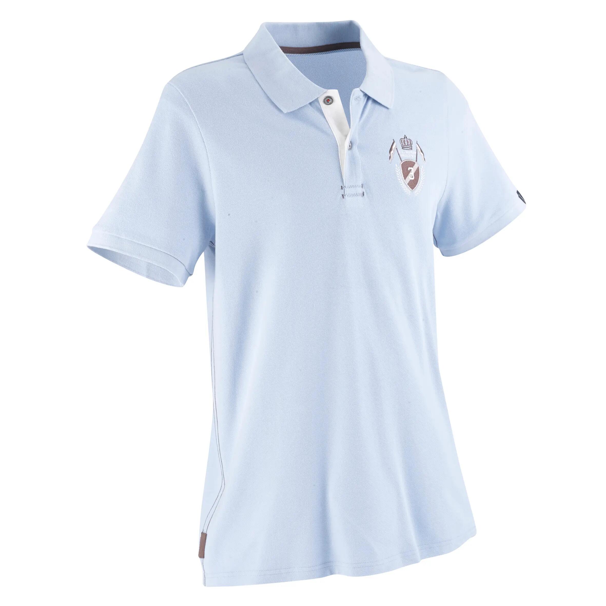 RIDING Men's Riding Polo - Sky Blue 1/1