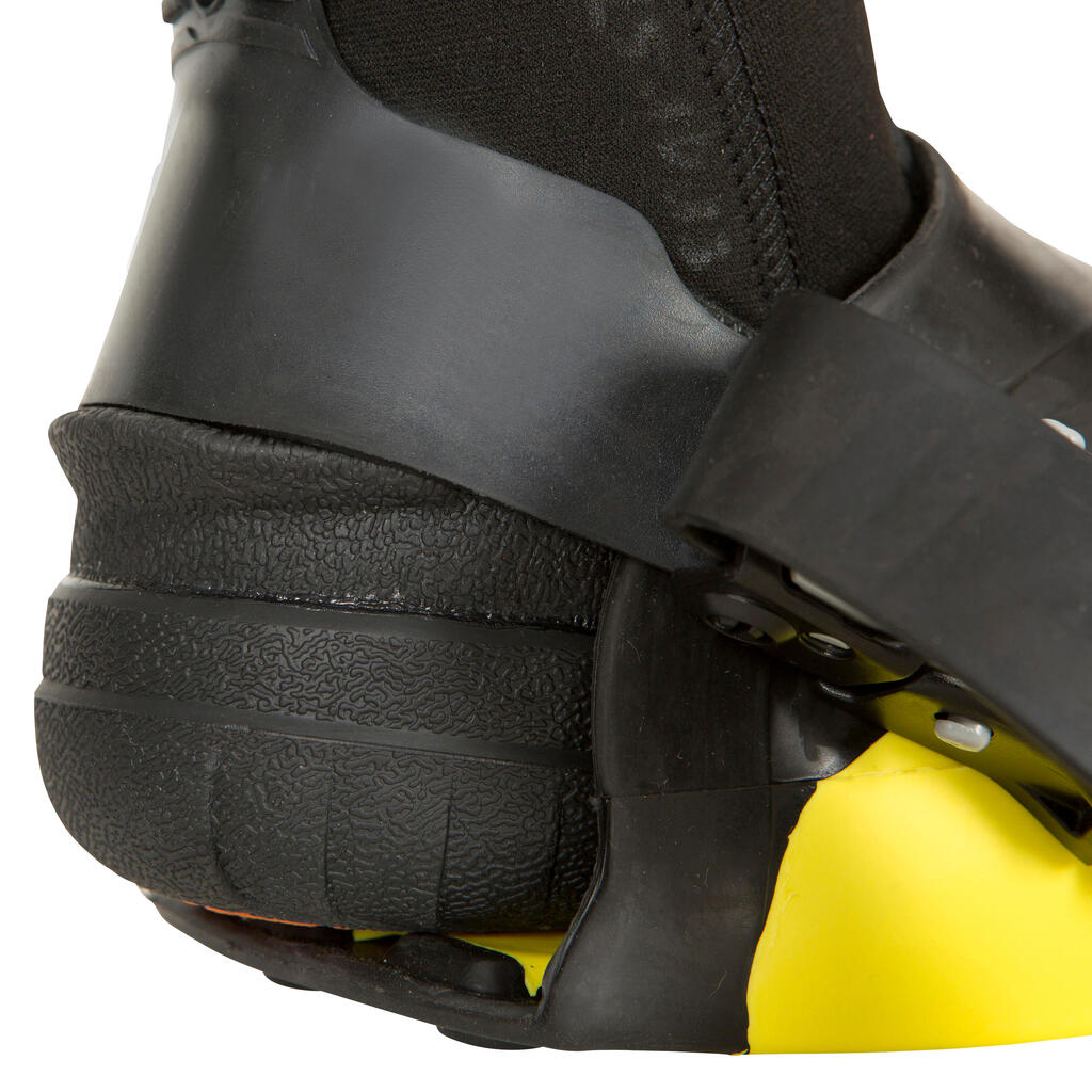 Diving booties 6.5 mm neoprene black