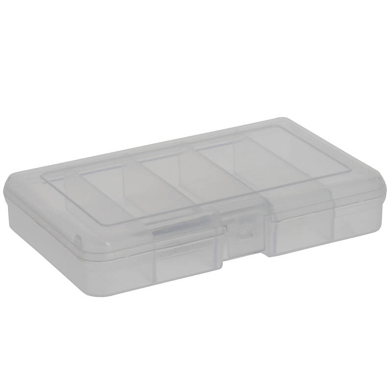 Caja para pesca con señuelos, 5 casilleros PM - Decathlon