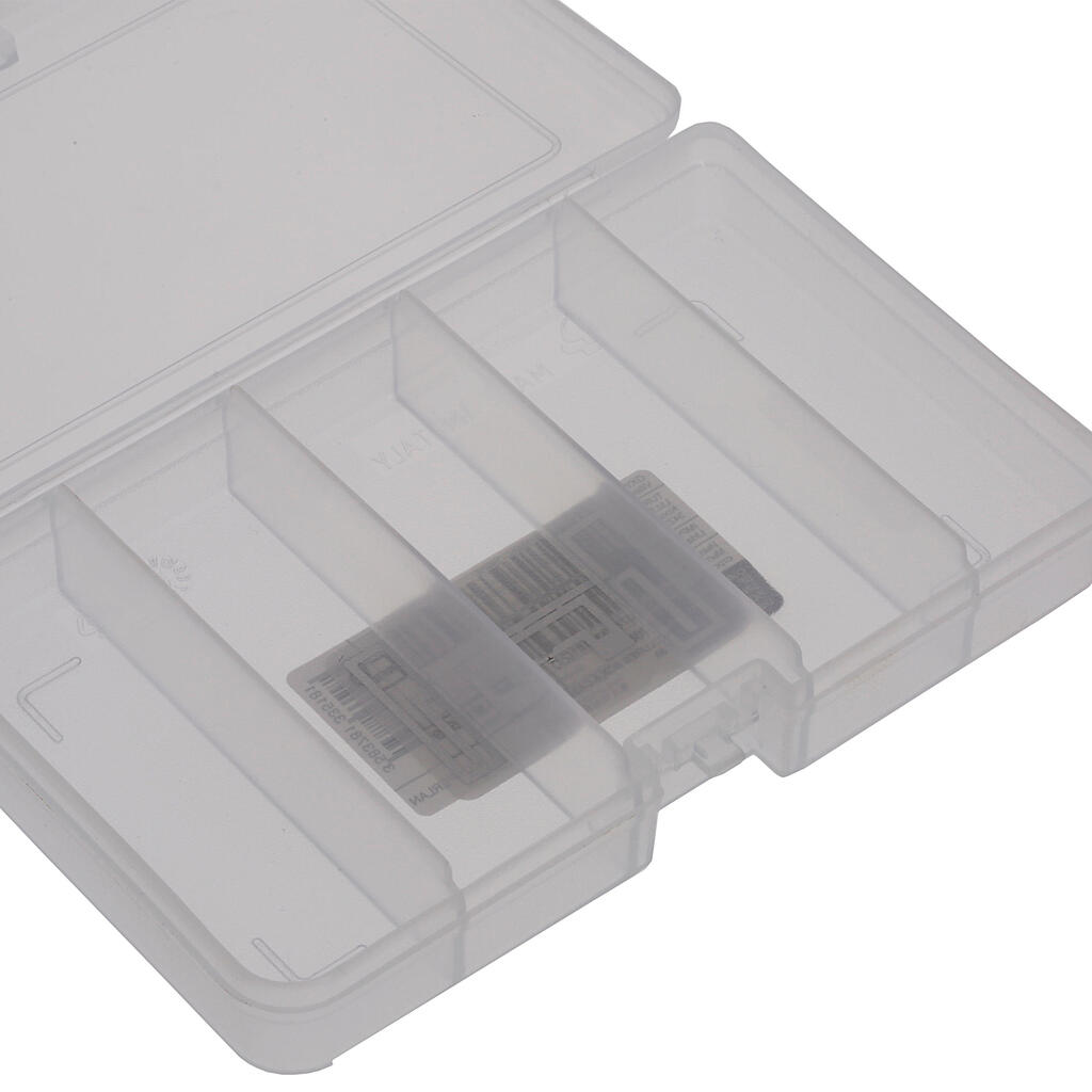 Caja para señuelos 5 casilleros pesca