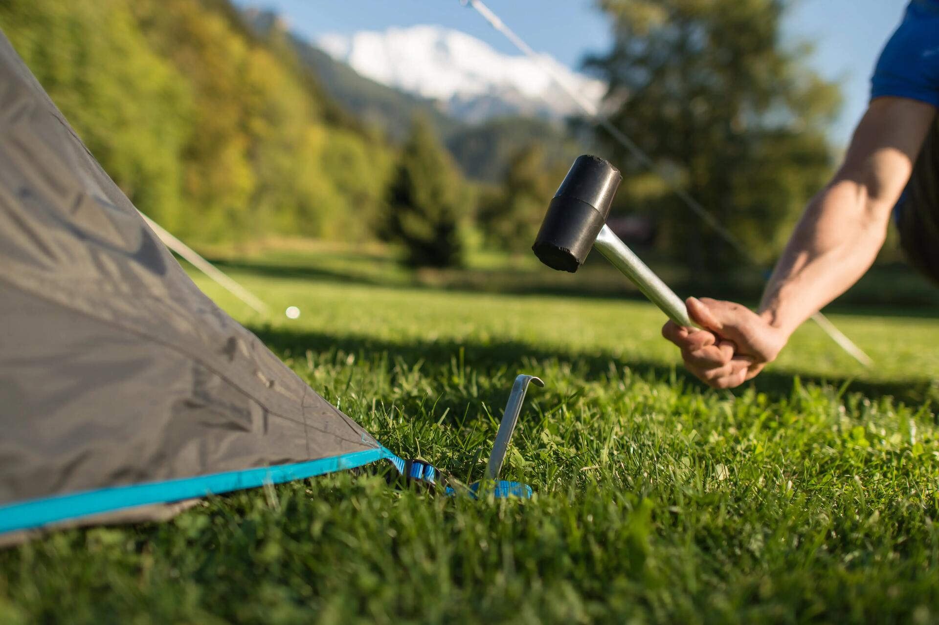 วิธีการกางเต็นท์ ขั้นตอนที่ 7