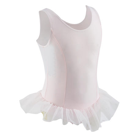 Girls' Ballet Leotard with Tulle Skirt - Light Pink