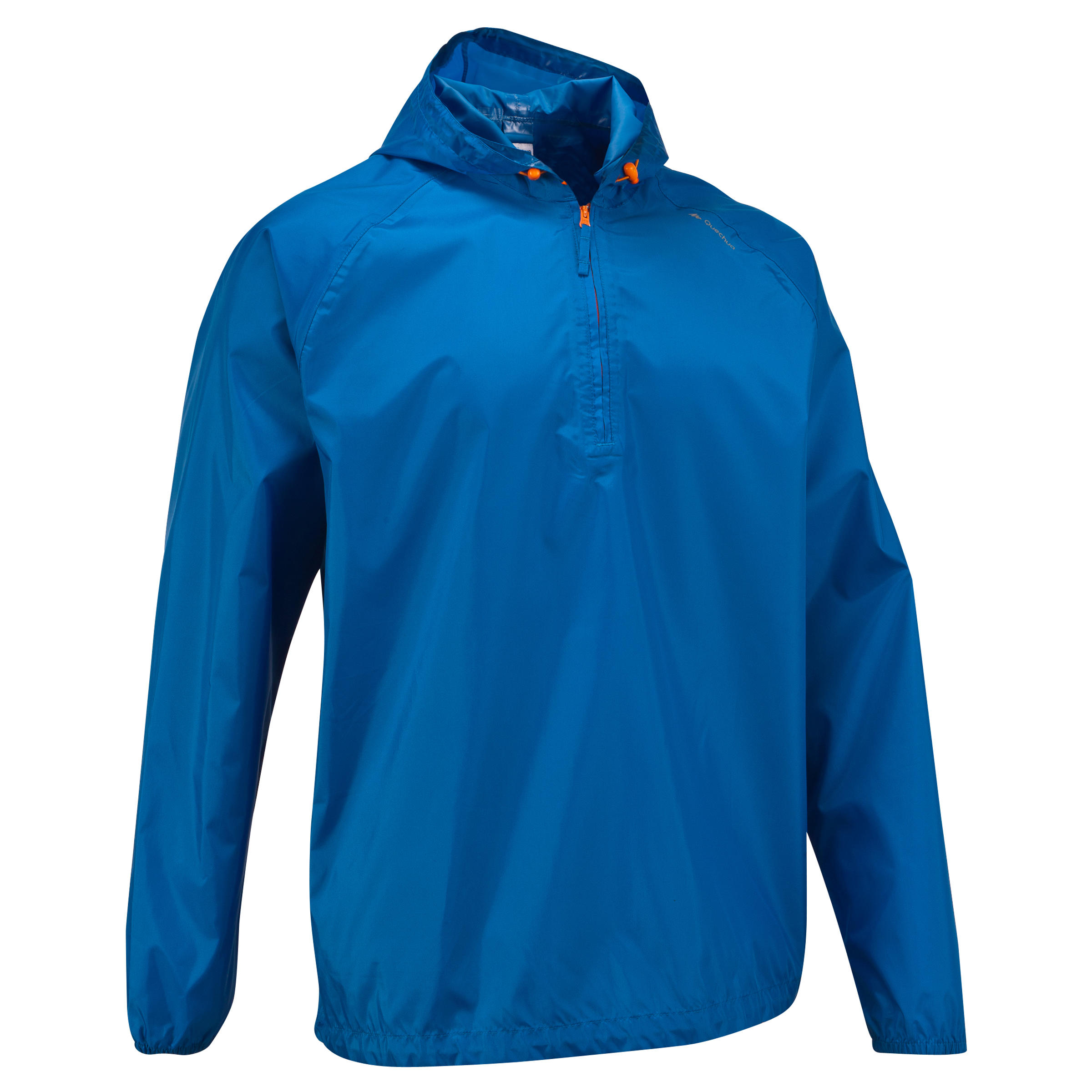 half zip raincoat