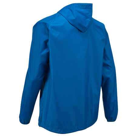 Chaqueta impermeable para senderismo Hombre cierre medio NH100 Quechua azul
