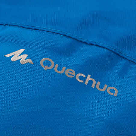 Chaqueta impermeable para senderismo Hombre cierre medio NH100 Quechua azul