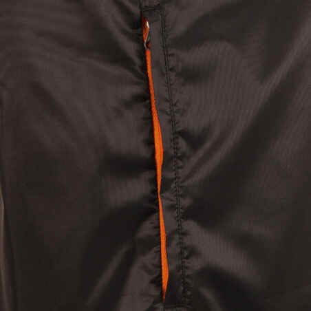 Crna muška vodootporna jakna za planinarenje NH100