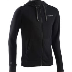 Veste capuche basketball enfant B300 noir