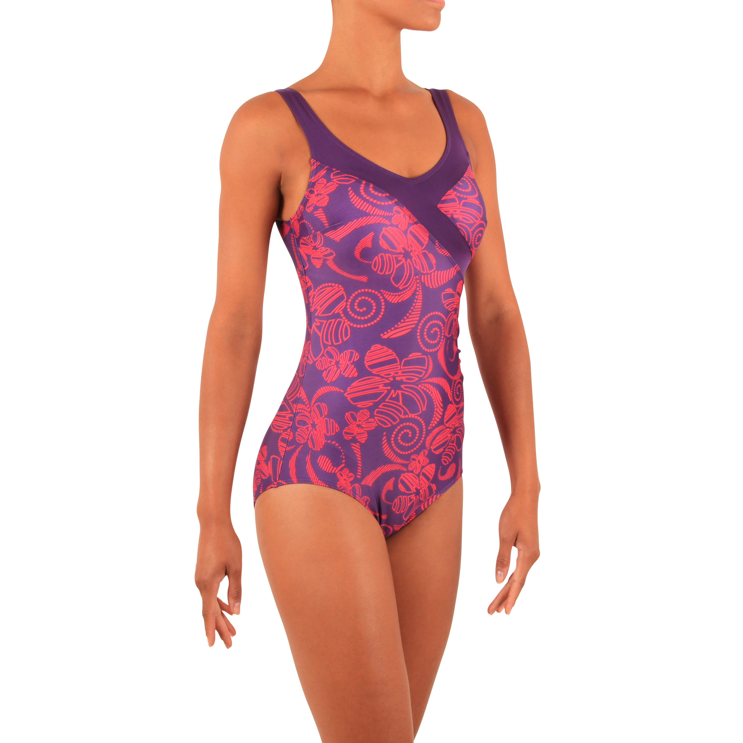 NABAIJI Karli aquafitness body-sculpting swimsuit - Purple Pink