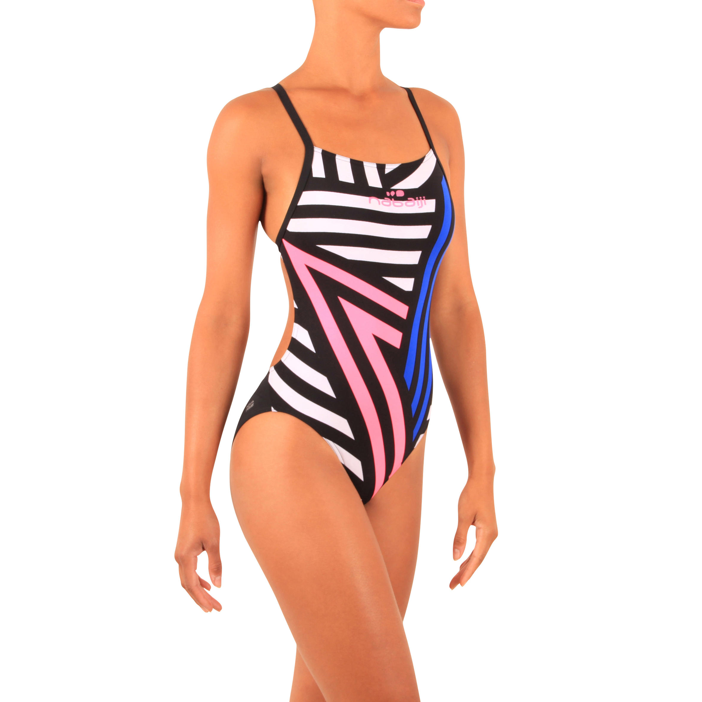 NABAIJI Lidia Grafic women's chlorine resistant one-piece swimsuit - Black