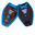 Swimming Hand paddles size S - Blue