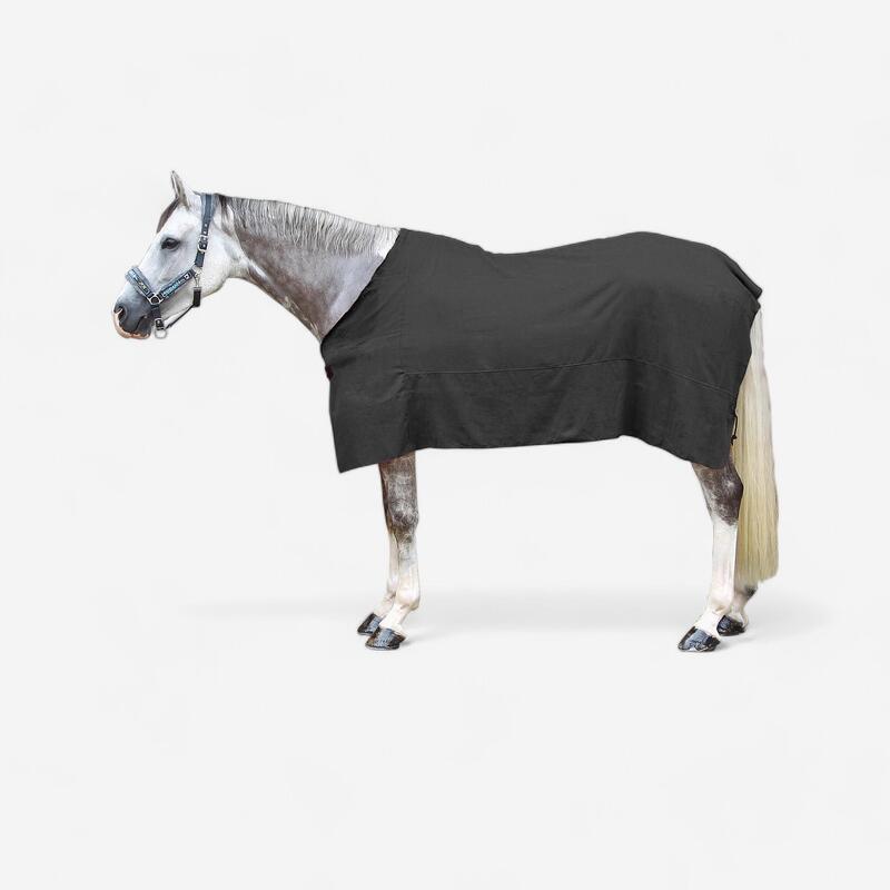 Abschwitzdecke Mikrofaser Pony/Pferd grau