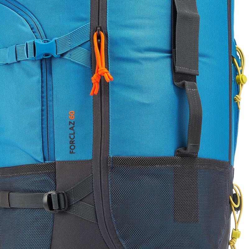 Sac à dos Trekking Forclaz 60 litres bleu